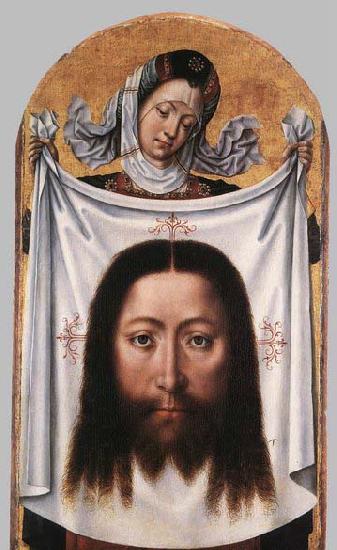 Master of the Saint Ursula Legend St Veronica with the Sudarium oil painting image
